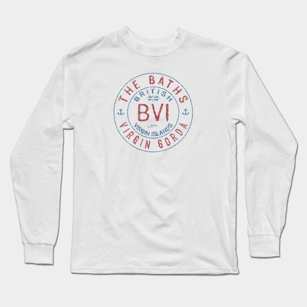 The Baths, Virgin Gorda, British Virgin Islands Long Sleeve T-Shirt by jcombs